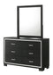 Gennro Black Dresser Mirror