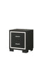 Gennro Black Nightstand