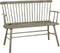 Jerimiah Spindleback Gray Bench