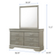 Amalia Champagne Silver Dresser