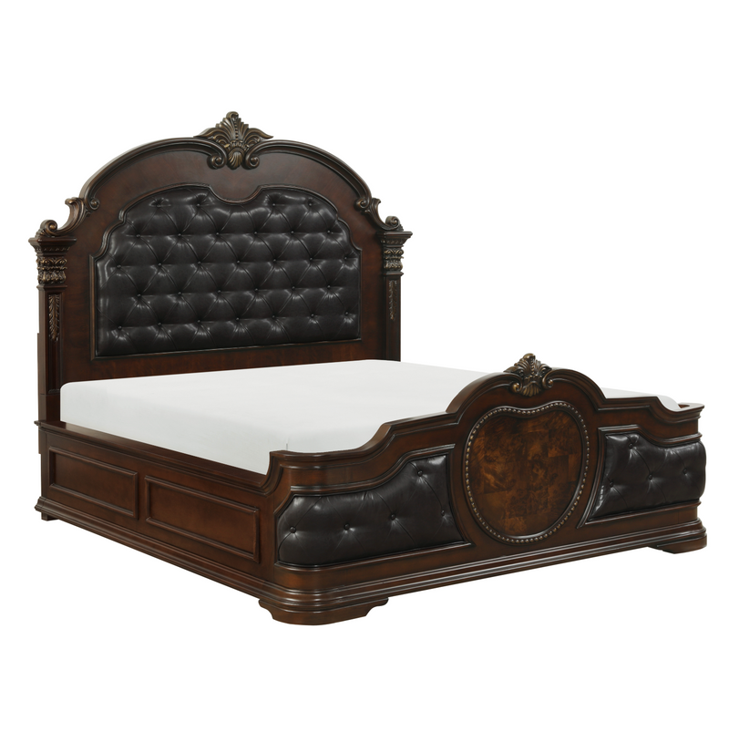 Antoinetta Cherry Queen Panel Bed