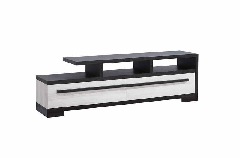 Remington Black/White 72" TV Stand