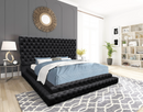 KIKI Black Platform King Bed