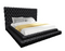 KIKI Black Platform Queen Bed