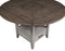 Abacus 59-inch Round Drop-leaf Storage Table