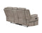 Abilene Manual Reclining Console Loveseat, Tan