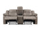 Abilene Manual Reclining Console Loveseat, Tan