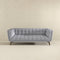 Kano Light Gray Fabric Large Sofa