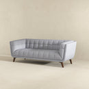 Kano Light Gray Fabric Large Sofa