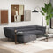 Kano Ash Gray Fabric LAF Chaise Sectional