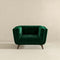 Kano Dark Green Velvet Lounge Chair