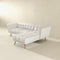 Kano Cream Boucle RAF Chaise Sectional