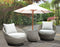 Adeline Patio 3-Pack(Round Side Table & 2 Swivel Accent Chairs)