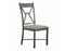 Alamo Gray PU Side Chair, Set of 2