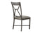 Alamo Gray PU Side Chair, Set of 2