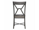 Alamo Gray PU Side Chair, Set of 2