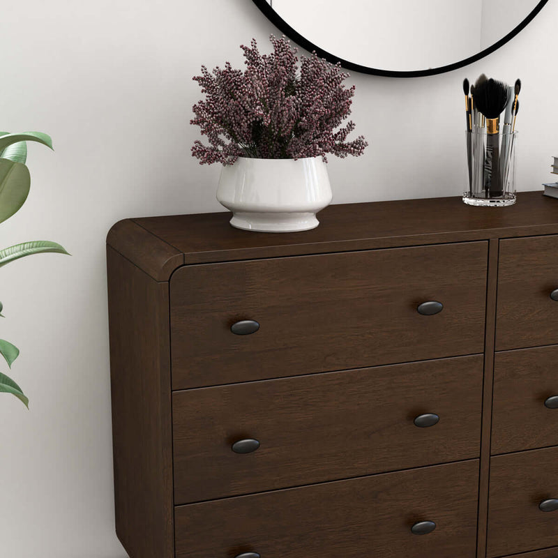 Alexa Mid Century Modern Dresser 6-Drawers