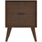 Alexandra Brown Night Stand with 2 Drawers