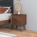 Alexandra Brown Night Stand with 2 Drawers