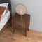 Alexandra Brown Night Stand with 2 Drawers