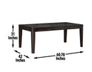 Ally 5 Piece Set(Table & 4 Side Chairs)