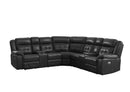 Amazon Black LED Power Reclining Sectional