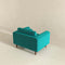 Fordham Teal Velvet Lounge Chair