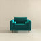 Fordham Teal Velvet Lounge Chair