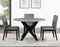 Amy 5-Piece Faux-Marble 48-inch Round Dining Set