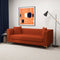 Kendra Red Boucle Sofa