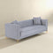 Kendra Light Grey Velvet Sofa