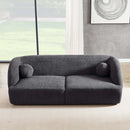 Anna French Boucle Sofa Grey