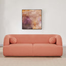 Anna French Boucle Sofa Pink