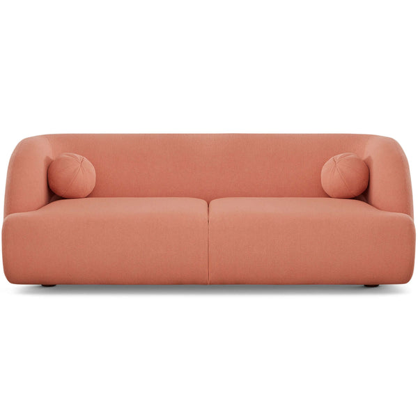 Anna French Boucle Sofa Pink