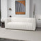 April Mid Century Modern Luxury Tight Back Couch Cream Boucle