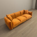 Archer Burnt Orange Velvet Sofa