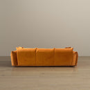 Archer Burnt Orange Velvet Sofa