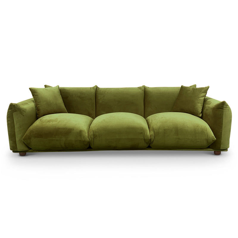 Archer Olive Green Velvet Sofa