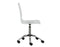 Arthur Adjustable Swivel Chair, Clear