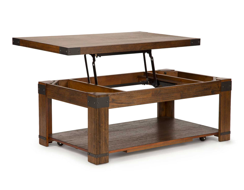 Arusha Lift Top Cocktail Table w/Casters