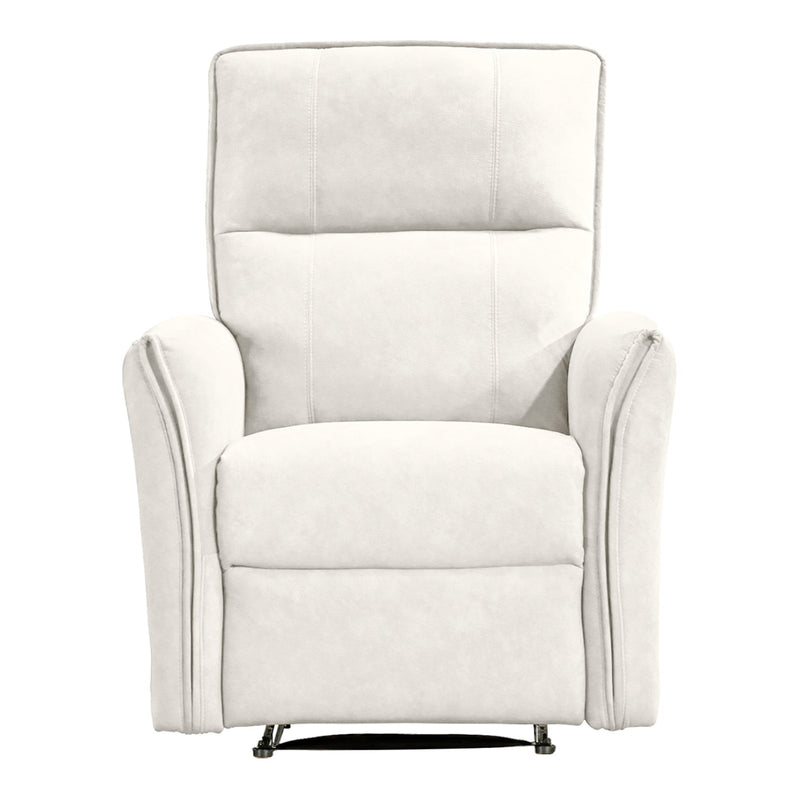 Asheville Cream Suede Recliner Chair