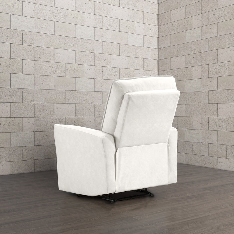 Asheville Cream Suede Recliner Chair