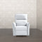 Asheville Grey Suede Recliner Chair