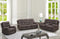 Ashley Chocolate 3-Piece Luxurious Reclining Living Room Set