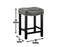 Aspen 24″ Backless Counter Stool, Set of 2