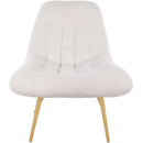 Aubrey Cream French Boucle Lounge Chair