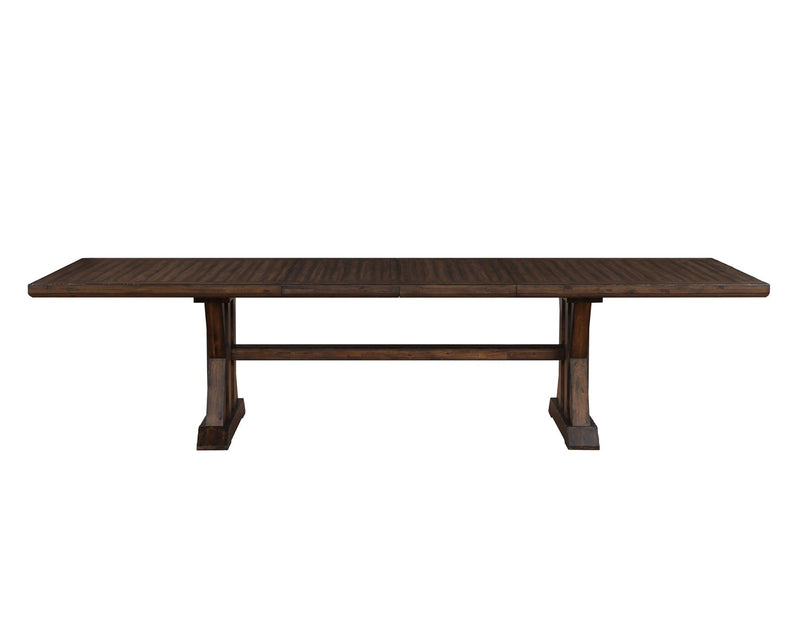 Auburn 86-106-inch Dining Table with 2-20 inch Leaves