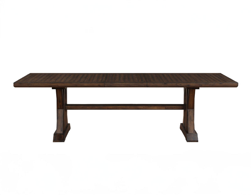 Auburn 86-106-inch Dining Table with 2-20 inch Leaves