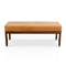 Austin Antique Tan Leather Bench without Lines