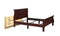 Louis Philip Cherry Sleigh Bedroom Set